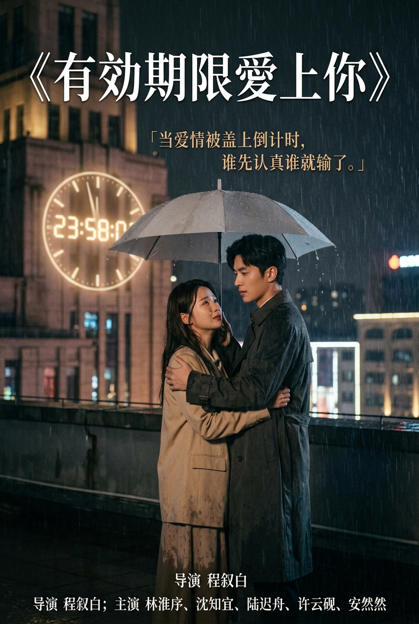 《有效期限爱上你》雨夜天台背影
